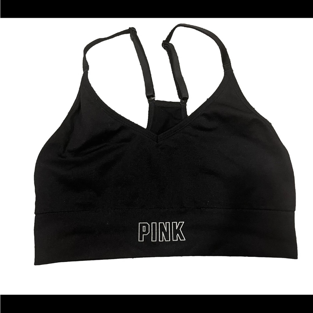 PINK Victoria's Secret Black Sports Bra XS